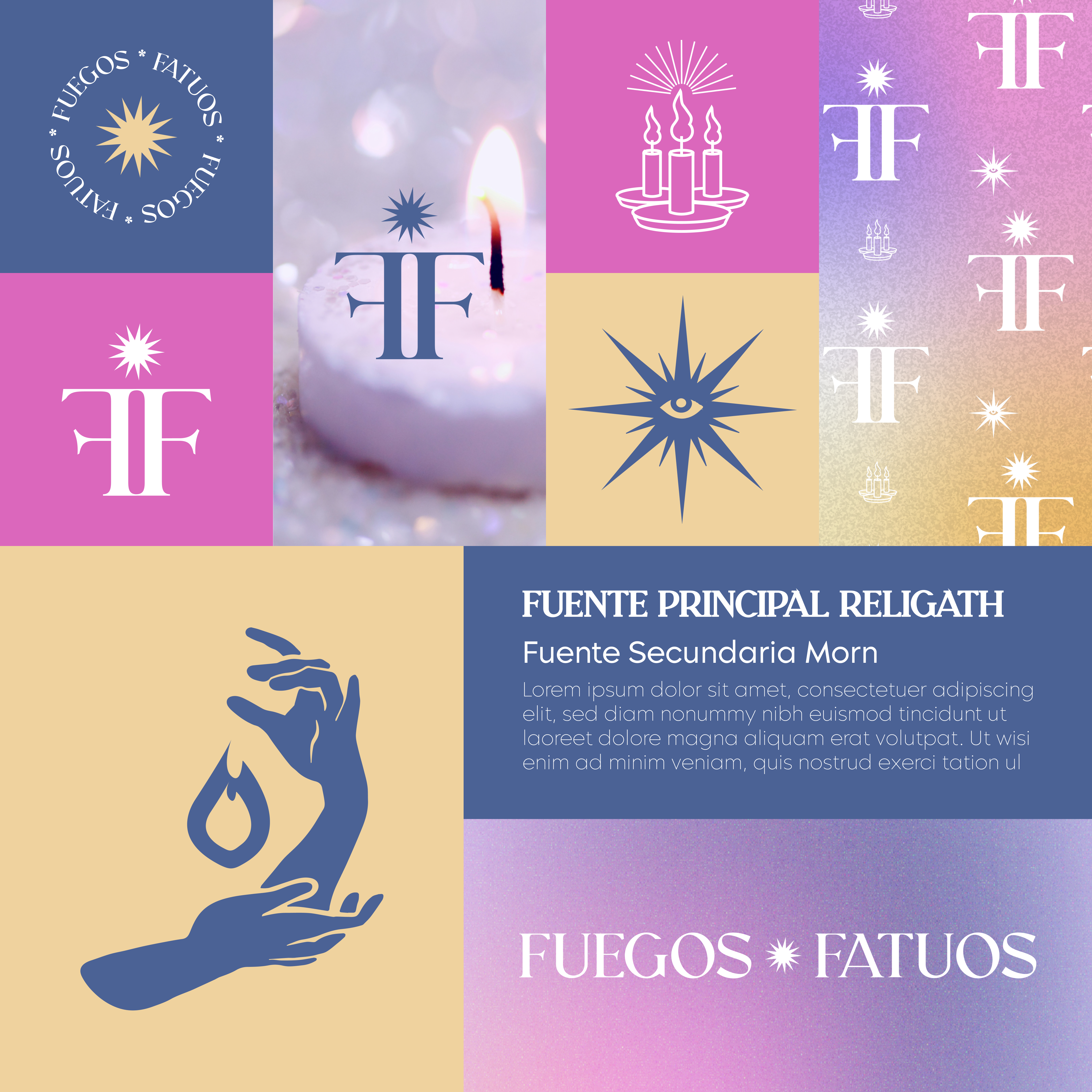 fuegos fafuos brand board