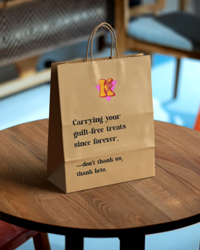Free Kraft Paper Bag Mockup